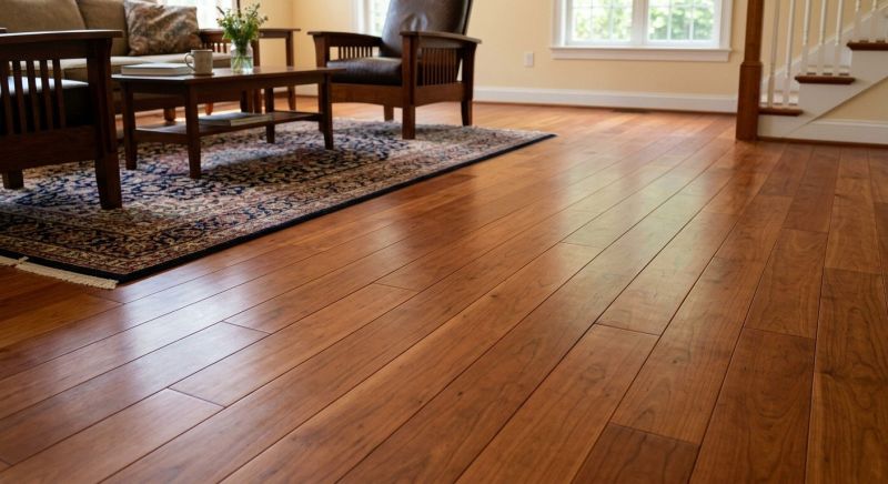 Cherry Floor Installation in Cream Ridge, NJ