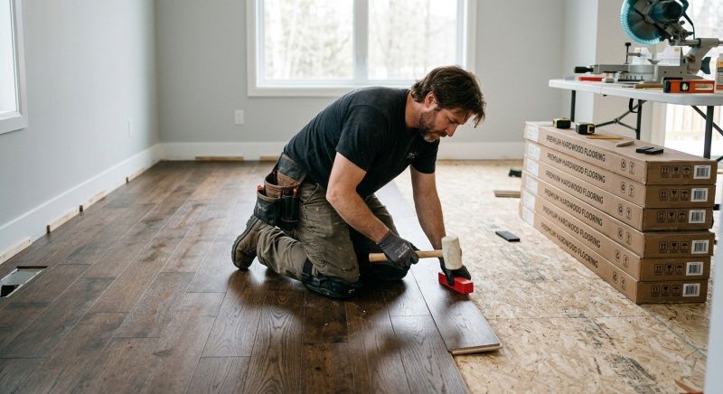 Hardwood Floor Installation in Morrisville, PA