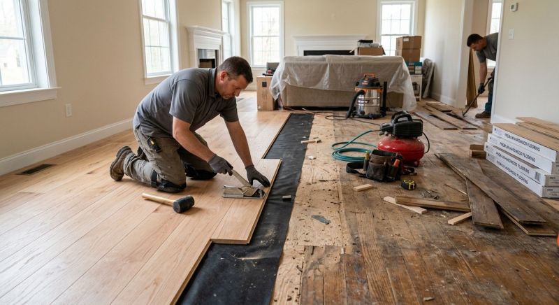 Hardwood Floor Renovation in Monroe Township, NJ