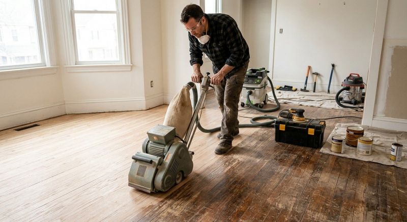Hardwood Floor Renovation in Monroe Township, NJ