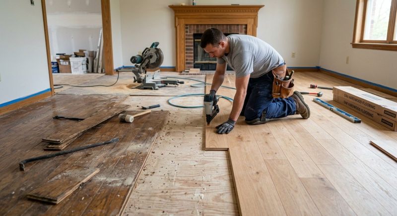 Hardwood Replacement in Bordentown, NJ