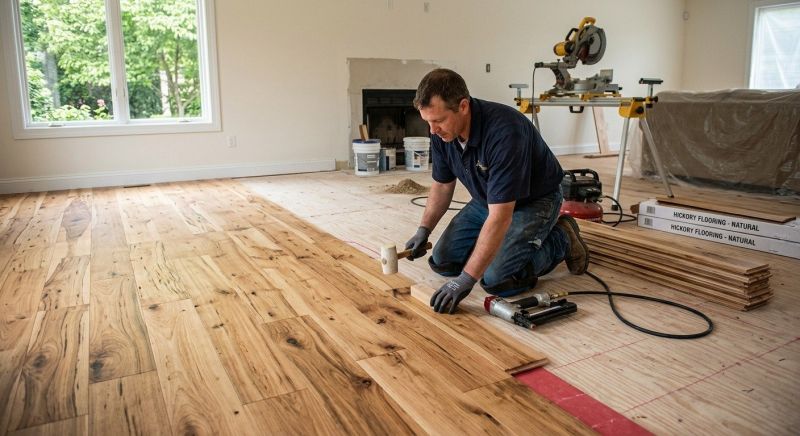 Hickory Floor Installation in Monroe Township, NJ