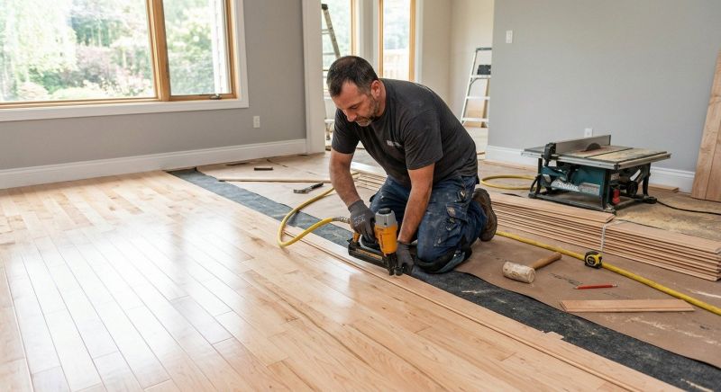Maple Flooring Installation in Basking Ridge, NJ