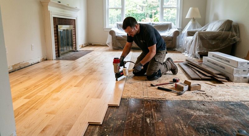 Maple Flooring Installation in Florence, NJ