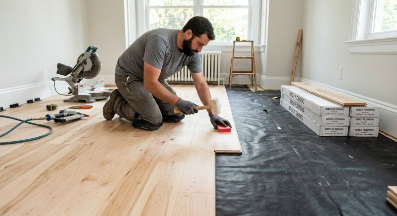 Maple Flooring Installation in Long Branch, NJ