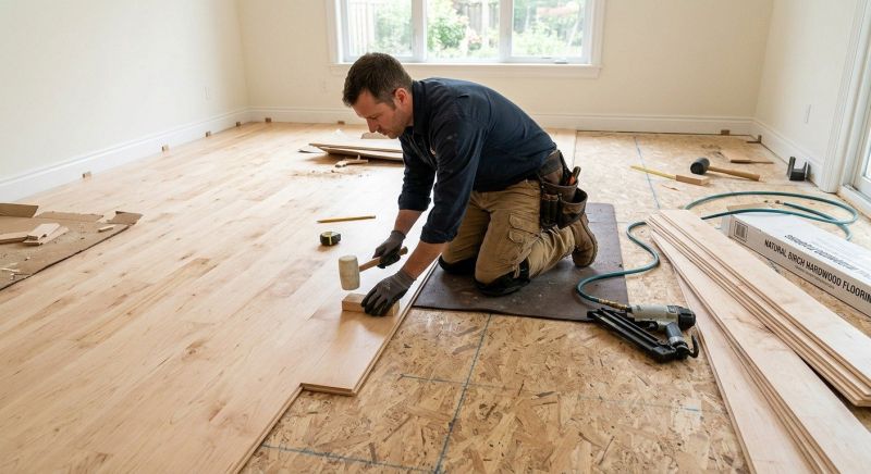 Maple Flooring Installation in Middlesex County, NJ