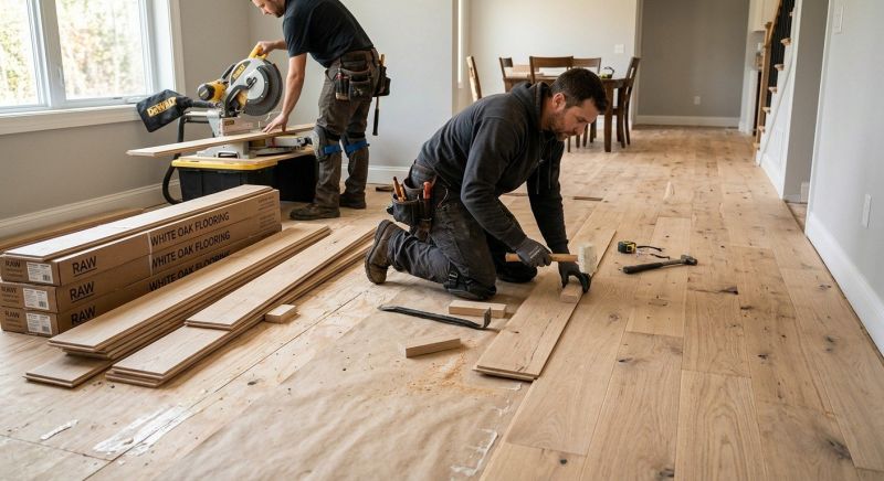 Oak Floor Installation in Allentown, NJ