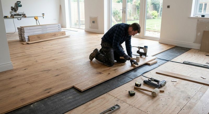 Oak Floor Installation in Hazlet, NJ