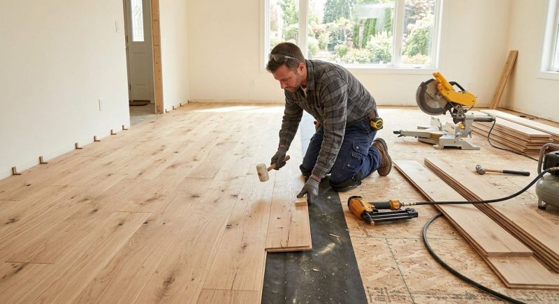 Oak Floor Installation in Middlesex, NJ