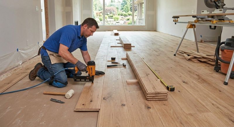 Plank Floor Installation in Monroe Township, NJ