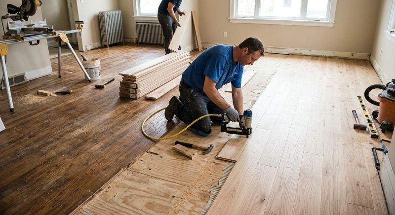 Wood Floor Replacement in Basking Ridge, NJ