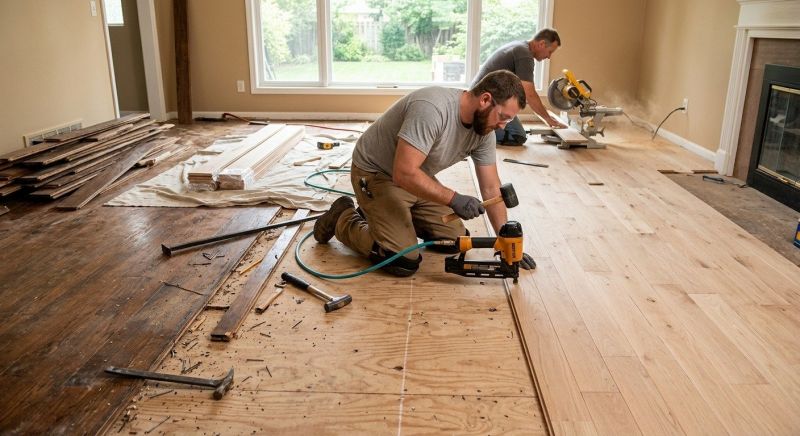 Wood Floor Replacement in Middletown, NJ